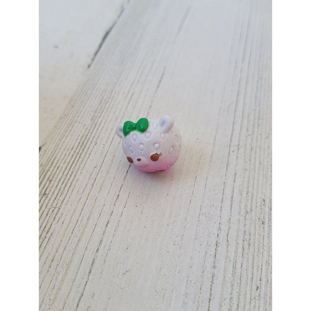 MGA 2018 mini teddy‎ bear strawberry face doll accessory toy figure